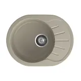 Кухонная мойка Granfest Rondo 580L (579*445) Топаз