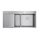 Кухонная мойка Omoikiri Akisame 100-2-IN-R (4973547) нержавеющая сталь