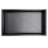 Кухонная мойка Omoikiri Taki 74-U/IF-GM (4993498) вороненая сталь