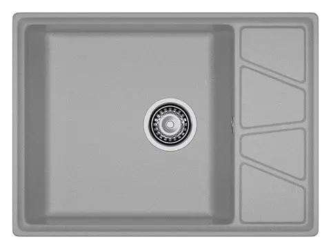 Кухонная мойка Granfest Vertex 680L (680*500) Серый