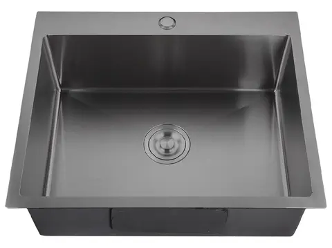 Кухонная мойка Granfest Metal 6045 (600*450) PVD Графит