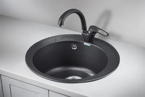 Кухонная мойка Granula Standart ST-4802 (D480) Черный